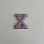 Varsity Glitter Patch - Lilac