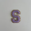 Varsity Glitter Patch - Lilac