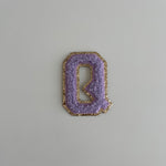 Varsity Glitter Patch - Lilac