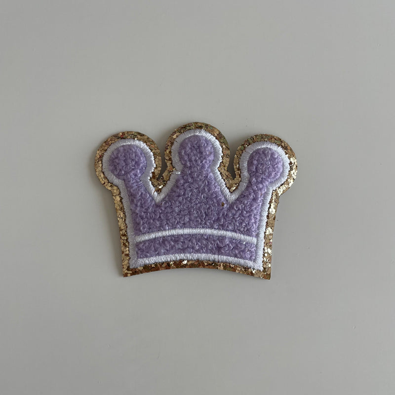 Varsity Glitter Patch - Lilac