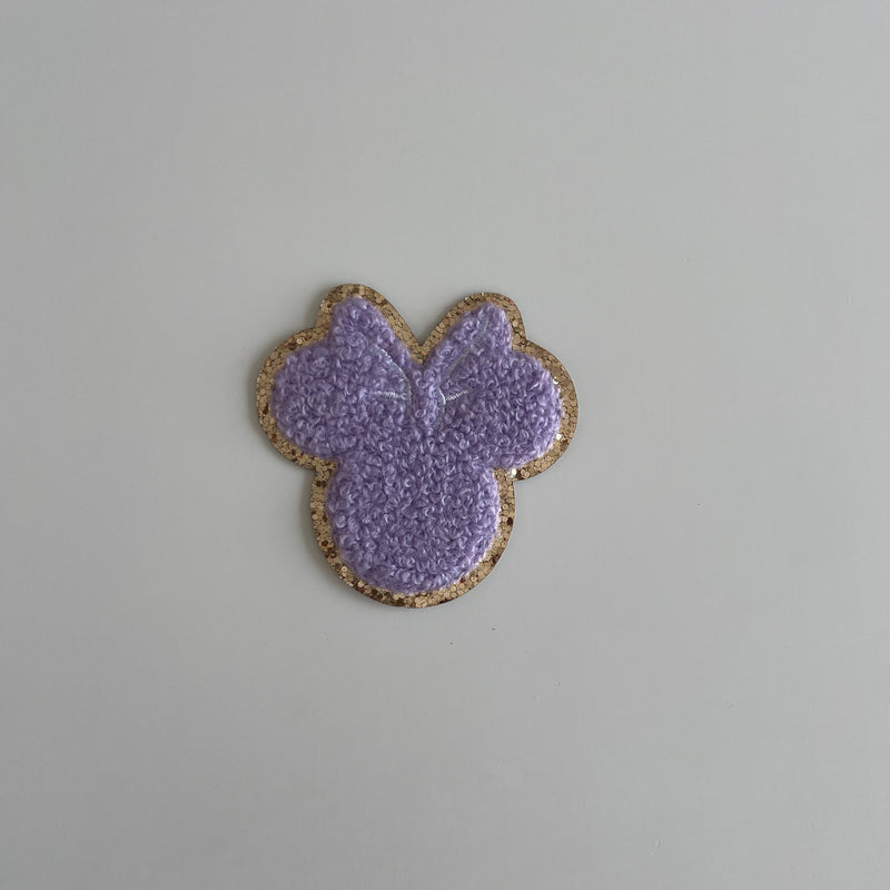 Varsity Glitter Patch - Lilac