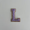 Varsity Glitter Patch - Lilac