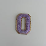 Varsity Glitter Patch - Lilac