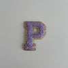 Varsity Glitter Patch - Lilac