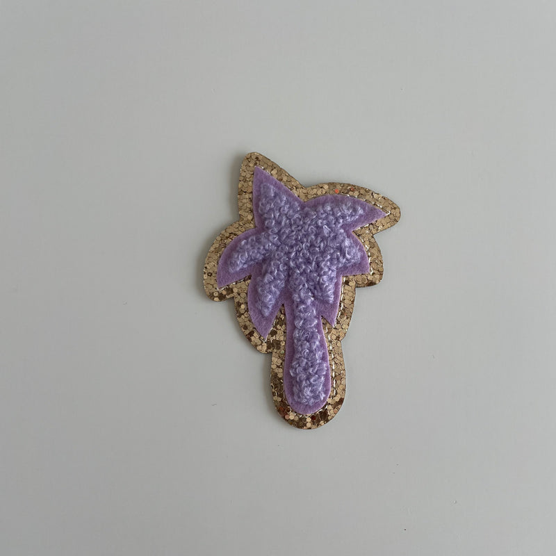 Varsity Glitter Patch - Lilac