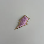 Varsity Glitter Patch - Lilac