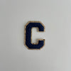 Varsity Glitter Patch - Navy