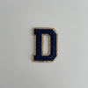 Varsity Glitter Patch - Navy