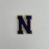 Varsity Glitter Patch - Navy