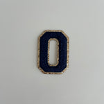 Varsity Glitter Patch - Navy