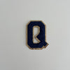 Varsity Glitter Patch - Navy