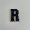 Varsity Glitter Patch - Navy