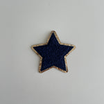 Varsity Glitter Patch - Navy