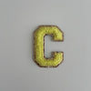 Varsity Glitter Patch - Yellow