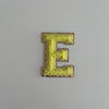 Varsity Glitter Patch - Yellow