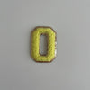 Varsity Glitter Patch - Yellow