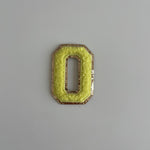 Varsity Glitter Patch - Yellow