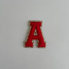 Varsity Glitter Patch - Red