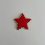 Varsity Glitter Patch - Red