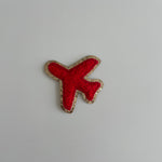 Varsity Glitter Patch - Red