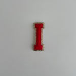 Varsity Glitter Patch - Red