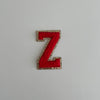 Varsity Glitter Patch - Red