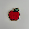 Varsity Glitter Patch - Red