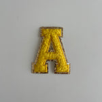 Varsity Glitter Patch - Golden