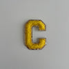 Varsity Glitter Patch - Golden