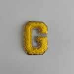 Varsity Glitter Patch - Golden