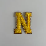 Varsity Glitter Patch - Golden