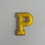 Varsity Glitter Patch - Golden