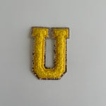 Varsity Glitter Patch - Golden