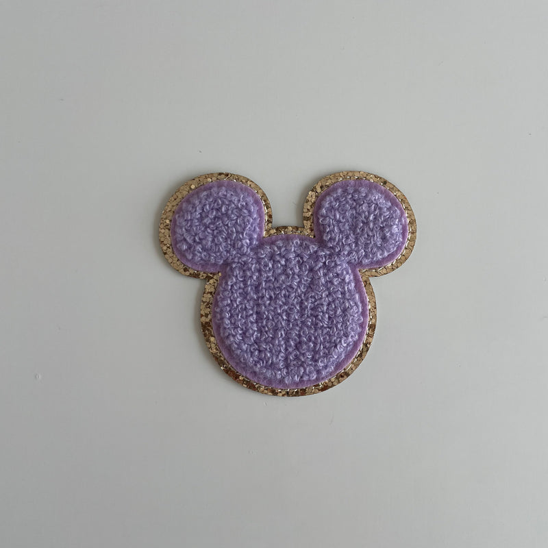 Varsity Glitter Patch - Lilac