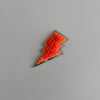 Varsity Glitter Patch - Orange