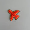 Varsity Glitter Patch - Orange