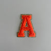 Varsity Glitter Patch - Orange