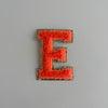 Varsity Glitter Patch - Orange