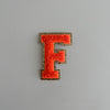 Varsity Glitter Patch - Orange