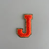 Varsity Glitter Patch - Orange