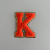 Varsity Glitter Patch - Orange