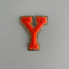 Varsity Glitter Patch - Orange