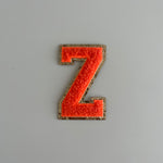 Varsity Glitter Patch - Orange