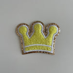 Varsity Glitter Patch - Yellow