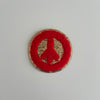 Varsity Glitter Patch - Red