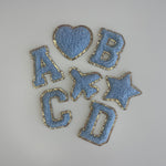 Micro Glitter Patch - Baby Blue