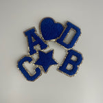 Micro Glitter Patch - Royal Blue