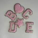 Micro Glitter Patch - Baby Pink