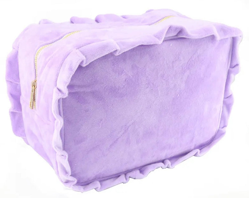 Velvet Frill Pouch